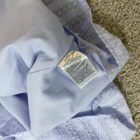 Banana Republic boxy light blue textured Sleeveless Tank Top Relaxed Fit medium - Picture 4 of 5